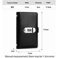 thumbnail image 3 of 2026  New 100 Envelope Challenge Binder with Lock - Money Savings Challenge Book with Envelopes & Cash Tracker (Black)-dh, 3 of 9