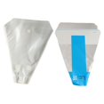 thumbnail image 2 of 100pcs Plastic Disposable Sandwich Packaging Bag Transparent Easy To Tear Bread Bags Triangle Printed Sandwich Wrappers Wedding, 2 of 6