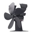 thumbnail image 2 of Ventilador De Estufa De Leña, Ventilador De Estufa De Leña, Aleación De Aluminio, 5 Aspas, Bajo Nivel De Ruido, Fuerte Disipación De Calor, Ventilador para Chimenea Accionado por Calor, 2 of 14
