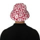 thumbnail image 5 of Fotbe Red Flowers Sombrero Tipo Pescador con Estampado – Sombrero de Sol de Algodón de Moda para Playa, Golf, Pesca, 5 of 6