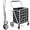 Silver, variant on WYDK Shopping Cart with Oxford Liner Bag, 27.5 Gallon Folding Grocery Cart on Wheels, Double Basket, 330 LBS Weight Capacity, Portable Granny Cart Shopping Cart for Market Laundry (Silver)