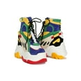 thumbnail image 4 of Women High Top Colorblock Lace-Up Platform Wedge Sneaker 18988, 4 of 6