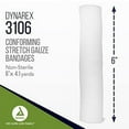 thumbnail image 2 of Dynarex White Conforming Bandage NonSterile 6" x 4-1/10 Yd 3106 48 per Case, 2 of 7
