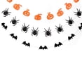 thumbnail image 1 of Coofit 3PCS 13.12FT Halloween Banner Creative Paper Hanging Banner Party Decoration, 1 of 7