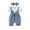Blue, variant on Ticikt Baby Girl Clothes Summer Romper Dress Sleeveless Bodysuit Jumpsuit with Headband Toddler Outfits,Color:Green,Size:0-3 Months