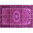 thumbnail image 1 of Ahgly Company Indoor Rectangle Persian Purple Traditional Area Rugs, 2' x 5', 1 of 4