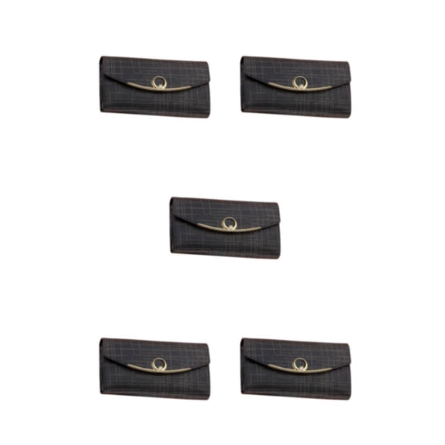 Sonducket Cartera de mujer, reemplazo portátil, botón a presión, tarjetero de Color sólido, carpeta de fotos, monedero para mujer, Notecase, Type2 NO2