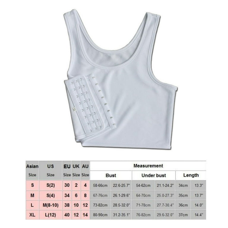 Chest Binder Underwear Tank Tops Bandage Trans Breathable Side