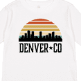 thumbnail image 4 of Inktastic Denver Colorado Skyline Vintage Boys or Girls Long Sleeve Toddler T-Shirt, 4 of 5