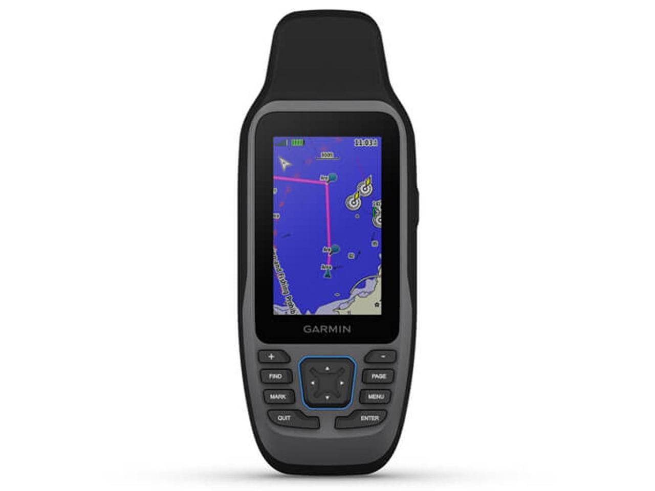 Garmin GPSMAP 79sc, Marine GPS Handheld Preloaded With BlueChart g3 Coastal Charts, Rugged Design and Floats in Water