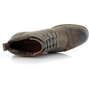 Ferro Aldo Colin MFA806033 Grey Color Men's Stylish Mid Top Boots For Work or Casual Wear