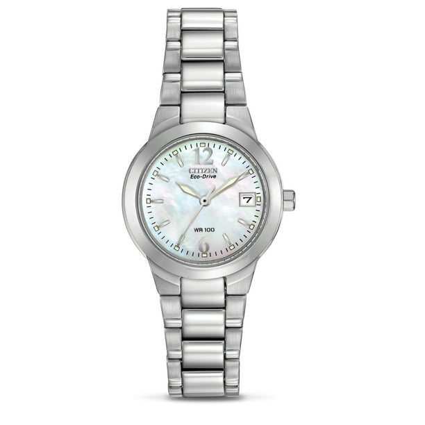 CITIZEN Women's EW1670-59D Silver Stainless-Steel Eco-Drive Fashion Watch -  