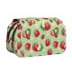 thumbnail image 1 of Disketp Strawberry Floral Estuche de Lápices de Doble Capa con Tapa Abatible y Cremallera, Organizador Escolar para Adolescentes y Adultos, 1 of 7