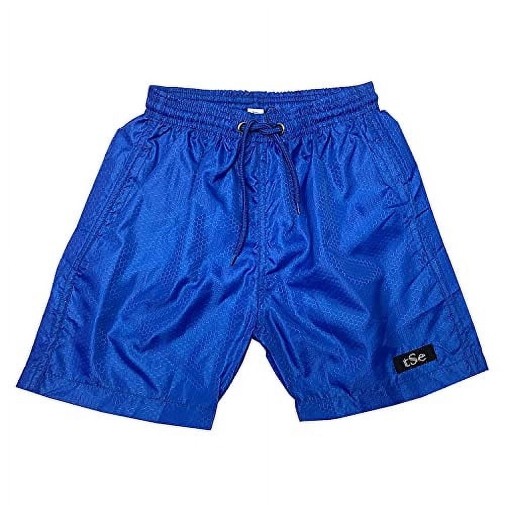 Printed, Solid & Fluorescent Colored Quick Dry Swim Shorts for Boys and Girls, Swim Trunks, Bathing Suits, Swimwear, Swim Shorts for Kids, Orange, 5-6T