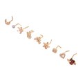 thumbnail image 2 of Ensemble de Bijoux pour Perçage de Nez, 9 Pcs Clous de Nez Ensemble de Bagues de Nez Design Révolutionnaire, 2 of 8