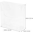 thumbnail image 2 of Wall Mount Acrylic Brochure Display Stand, Clear Flyer & Pamphlet Holder, Mail Holder, 2 of 6