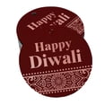 thumbnail image 1 of Inkdotpot 50 Pack Happy Diwali Favor Paper Tags Craft Real Rose Gold Foil Hang Tags, 1 of 6