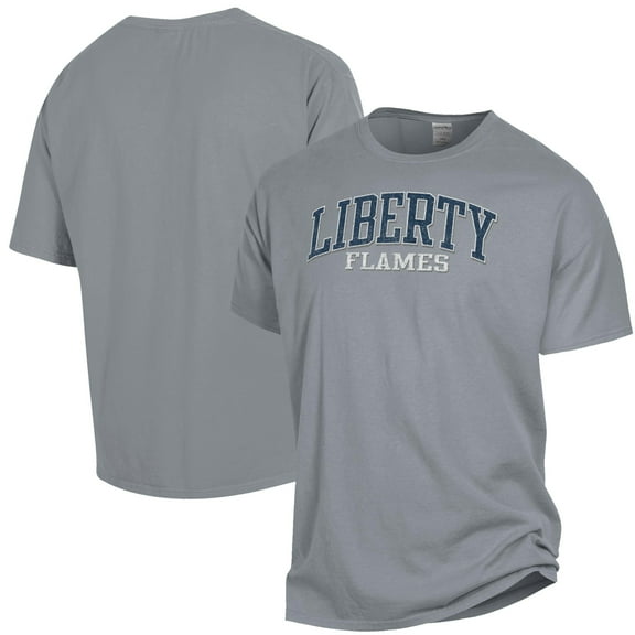 Men's ComfortWash Gray Liberty Flames Garment Dyed T-Shirt