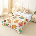 thumbnail image 2 of Erosebridal Cute Capybara Twin Comforter Sets For Capybara Lovers Twin Comforter Sets,Kawaii Flower Sweet Doughnut Bedding Set For Kids Girls Reversible 2pcs, 2 of 7