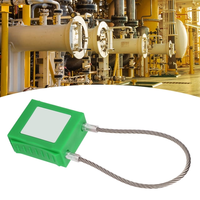 Steel With 2 Key, Durable Lockout Cable Lock For Equipment Maintenance, 85mm Shackle, Premium Material