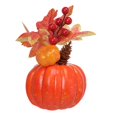 thumbnail image 1 of Calabaza Artificial YONGSHENG Mini con Girasol y Hojas de Arce Decoración de Otoño, 1 of 5