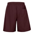 thumbnail image 6 of YANGXINX Men's Casual Shorts Summer Lightweight Drawstring Elastic Waist Joggers with Pockets Breathable Outdoor Athletic Relaxed Fit Clothes, 6 of 9