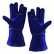 thumbnail image 3 of Guantes de soldadura Yotijar cuero 14 pulgadas Resistentes al Calor Soldadores Tig Mig, 3 of 7