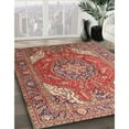 thumbnail image 3 of Ahgly Company Machine Washable Indoor Rectangle Traditional Fire Brick Red Area Rugs, 3' x 5', 3 of 7