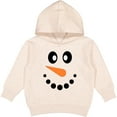 thumbnail image 2 of Inktastic Cute Smiling Snowman Face with Carrot Nose Toddler Hoodie, 2 of 4