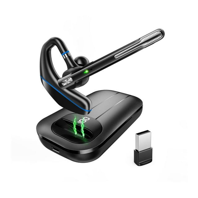 Auriculares Bluetooth EKVANBEL V5.3 con cancelación de ruido inalámbrica
