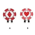 thumbnail image 4 of braveheart Metal Golf Marker Portable Removable Detachable Hat Clothing Clamp Ball Locating Mark Marking Tools Attachments Heart Shape 1Set, 4 of 6