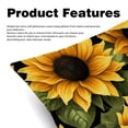 thumbnail image 2 of Sunflower seamless printing Set with Unique Patterns - 16x16, 18x18, 20x20 Inches - Set of 2 for Living Room, Bedroom, and Office - Includes Throw Pillow Inserts and Chair, 2 of 6