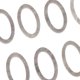 thumbnail image 3 of Colgantes Ovalados Huecos para DIY Joyería 10 Pedazos gris, 3 of 9
