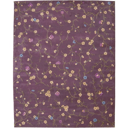 Nourison Julian Jl46 Handmade Floral Bordered Rug