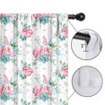thumbnail image 4 of Blackout Kids Curtains,Pioneer Flower Floral Print Pattern Childrens Insulated Curtains Set Of 2,Bedroom Essentials,Toddler Room Decor 52"x63", 4 of 5