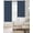 Blue, variant on Sage Green Geometric Blackout Curtains for Bedroom - 84 Inch Long Light Blocking 2 Panels Set, Minimalism Solid Color Striped Lines Thermal Living Room Drapes Grommet Window Curtains 52"x84"