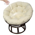 thumbnail image 6 of Eurhowing 48-inch Round Papasan Chair Cushion, 5" Thick Waterproof & UV-Resistant Cotton Seat Pad, Hanging Swing Cushion for Outdoor Patio, Garden, Beige, 6 of 9