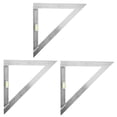 thumbnail image 4 of HOMEMAXS 3pcs Geometry Triangle Ruler Drawing Triangle Ruler Square Ruler Geometry Measurement Ruler, 4 of 8