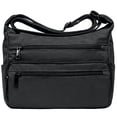 thumbnail image 1 of Bandolera VOLGANIK ROCK RFID de nylon para mujer, color negro, 1 of 6