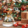 thumbnail image 6 of KLL Christmas Hats for Adults Plush Christmas Card With Gnomes Print Santa Hat Xmas Fluffy Santa Claus Hat for Women Men, 6 of 6
