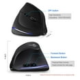 thumbnail image 5 of Lefon F35 Wireless Mouse Vertical 2.4G Rechargeable Ergonomic Mouse 2400 DPI Optical Gaming Mice for Computer Laptop PC Mac IOS, 5 of 7
