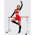 thumbnail image 3 of Shorts CRZ YOGA Butterluxe tiro alto 4" rojo profundo L, 3 of 5
