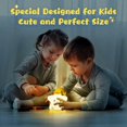 thumbnail image 5 of Luz de noche para niños, luz de noche con forma de estrella, 9 colores, batería recargable, luz de noche para bebés, silicona, para guardería., 5 of 5