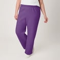 thumbnail image 2 of Hanes ComfortSoftâ„¢ EcoSmart Women's Open Leg Fleece Sweatpants - Style# O4629, 2 of 8