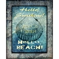 thumbnail image 2 of LightBoxJournal 20x24 Gold Ornate Wood Framed with Double Matting Museum Art Print Titled - Hello Beach, 2 of 4