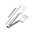 thumbnail image 3 of Hearth & Gear Pinces à Steak Mini en Acier Inoxydable Adaptées pour Griller de Petits Aliments. Table de Cuisson en Silicone pour Remuer et Griller avec Réchaud Spatule en Silicone pour Aliments pour Cuisiner Ensemble de Mini Ustensiles de Cuisine en Acier Inoxydable, 3 of 6