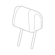 Genuine OE Jaguar Headrest - C2Z16477APJ