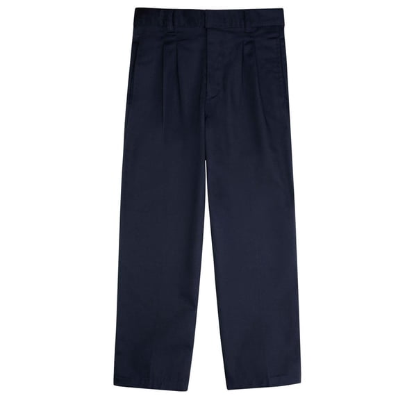 French Toast Boys 4-7 Adjustable Waist Pleated School Pant (Navy - 4)