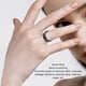 thumbnail image 3 of Anillo Inteligente, Anillo de Seguimiento de ActiviDad Física para Monitoreo de la Salud del Sueño Deportivo, Anillo Deportivo Inteligente Resistente Al Agua Ipx8 Con Estuche de, 3 of 7