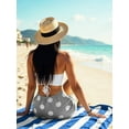 thumbnail image 2 of Utopia Towels 4 Pack Cabana Stripe Beach Towel, 30 by 60 Inches, Oversized 100% Ring Spun Cotton Pool Towels, Highly Absorbent Quick Dry Bath Towels for Beach, and Swim, Blue, 2 of 5